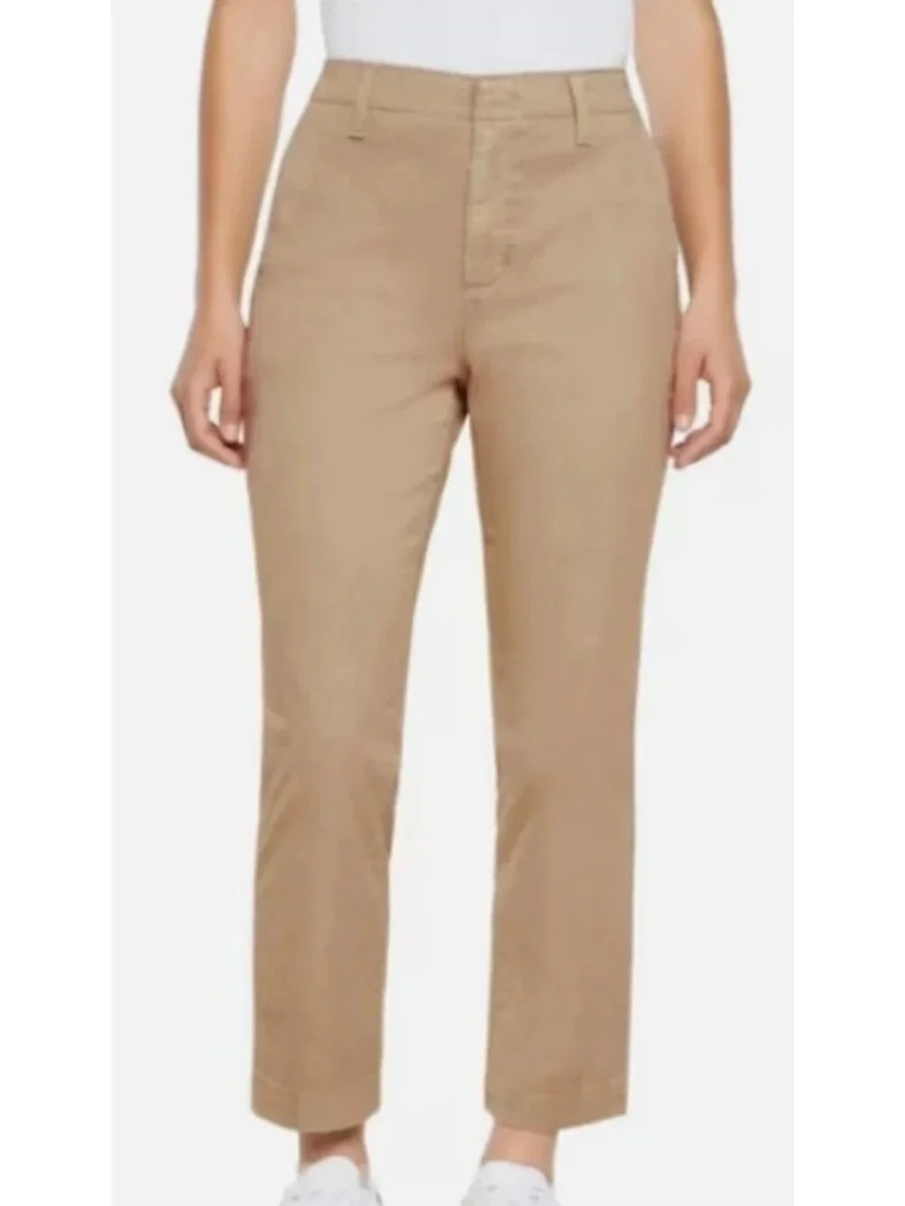 NWT Gap Women's Size 12 Slim Ankle Pants Tan Cotton Blend J1910